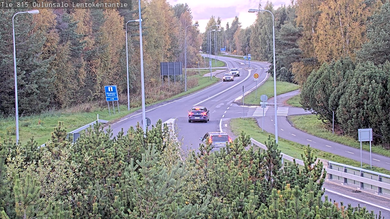 Kelikamerat Kuva Tie 816 Oulunsalo, Lentokentäntie, Oulu, Pohjois-Pohjanmaa