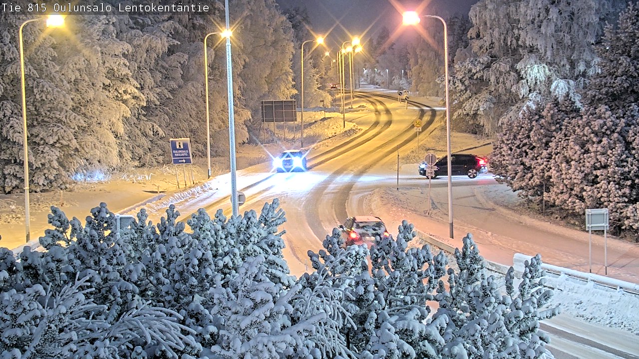 Kelikamerat Kuva Tie 816 Oulunsalo, Lentokentäntie, Oulu, Pohjois-Pohjanmaa