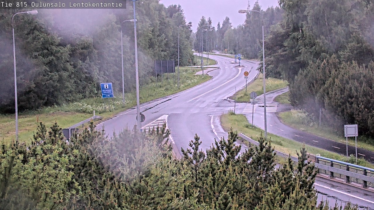 Kelikamerat Kuva Tie 816 Oulunsalo, Lentokentäntie, Oulu, Pohjois-Pohjanmaa
