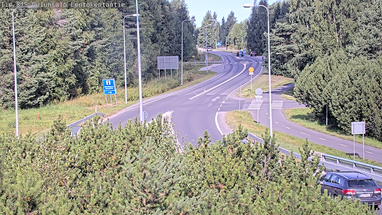 Weather Camera Image Road 816 Oulunsalo, Lentokentäntie, Oulu, Pohjois-Pohjanmaa