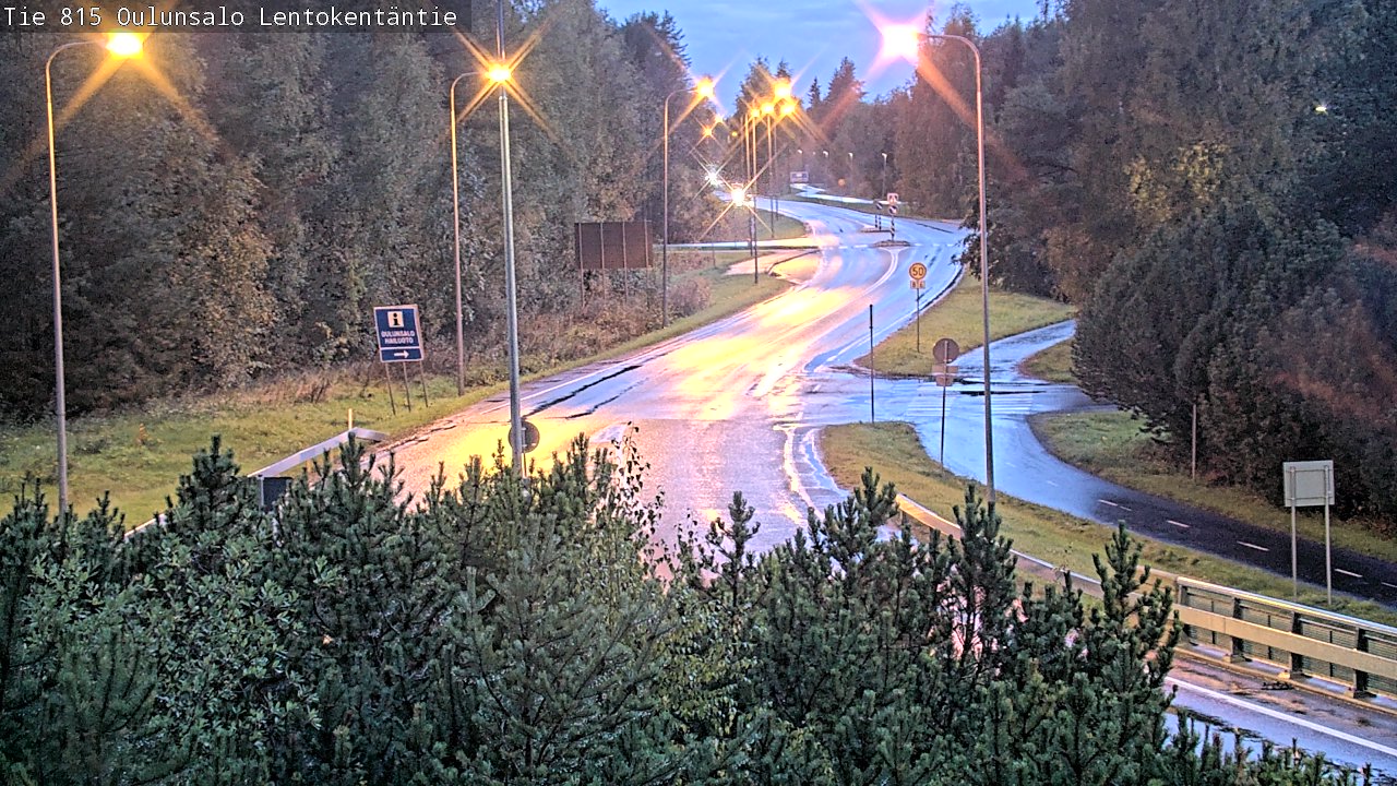 Kelikamerat Kuva Tie 816 Oulunsalo, Lentokentäntie, Oulu, Pohjois-Pohjanmaa