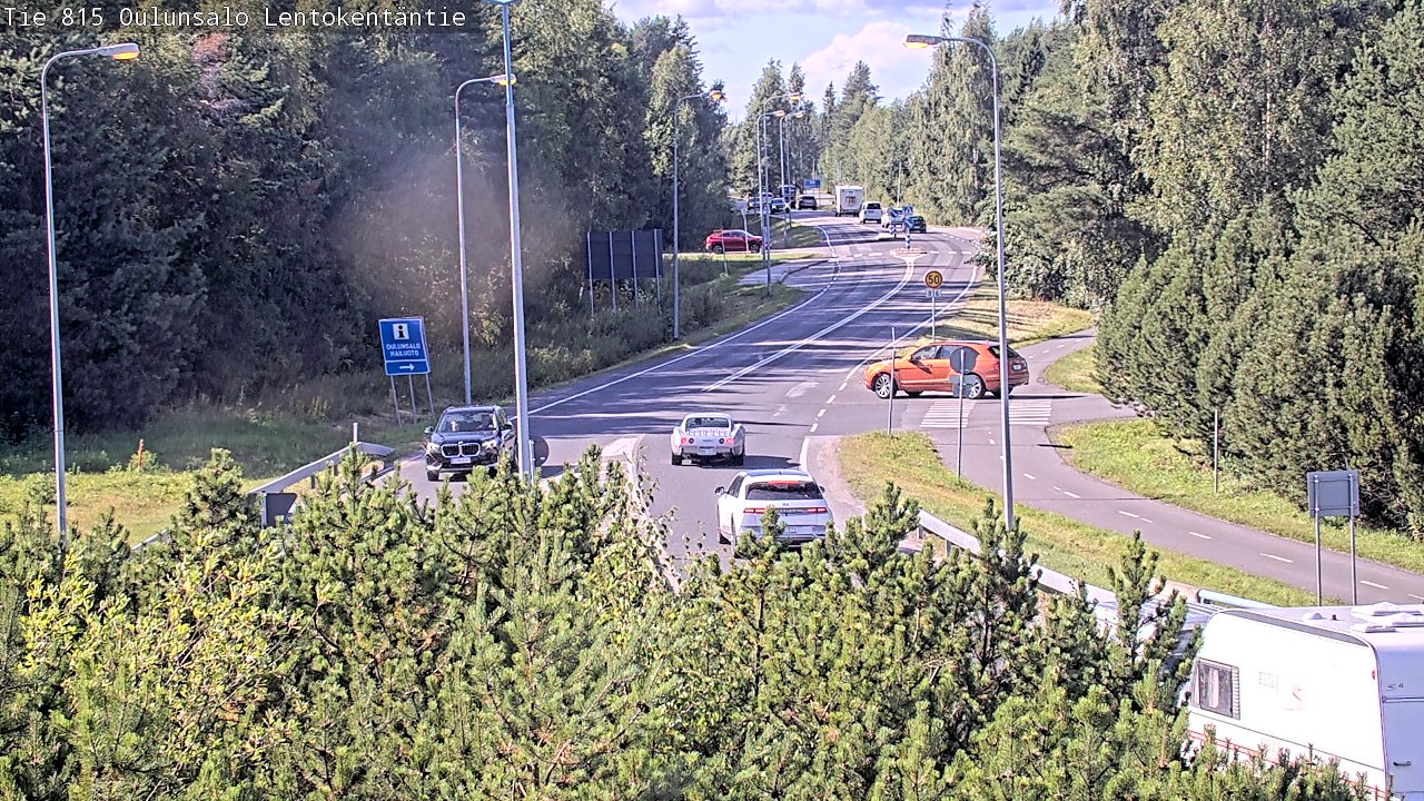 Kelikamerat Kuva Tie 816 Oulunsalo, Lentokentäntie, Oulu, Pohjois-Pohjanmaa