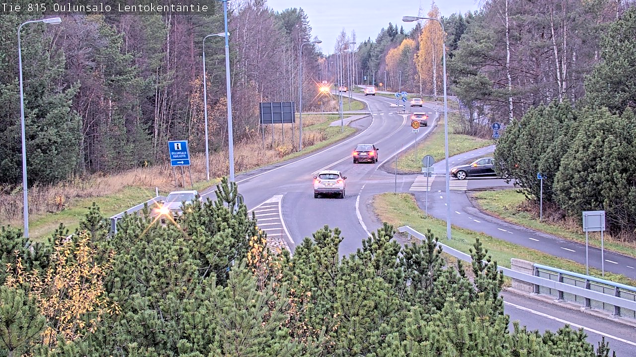 Kelikamerat Kuva Tie 816 Oulunsalo, Lentokentäntie, Oulu, Pohjois-Pohjanmaa