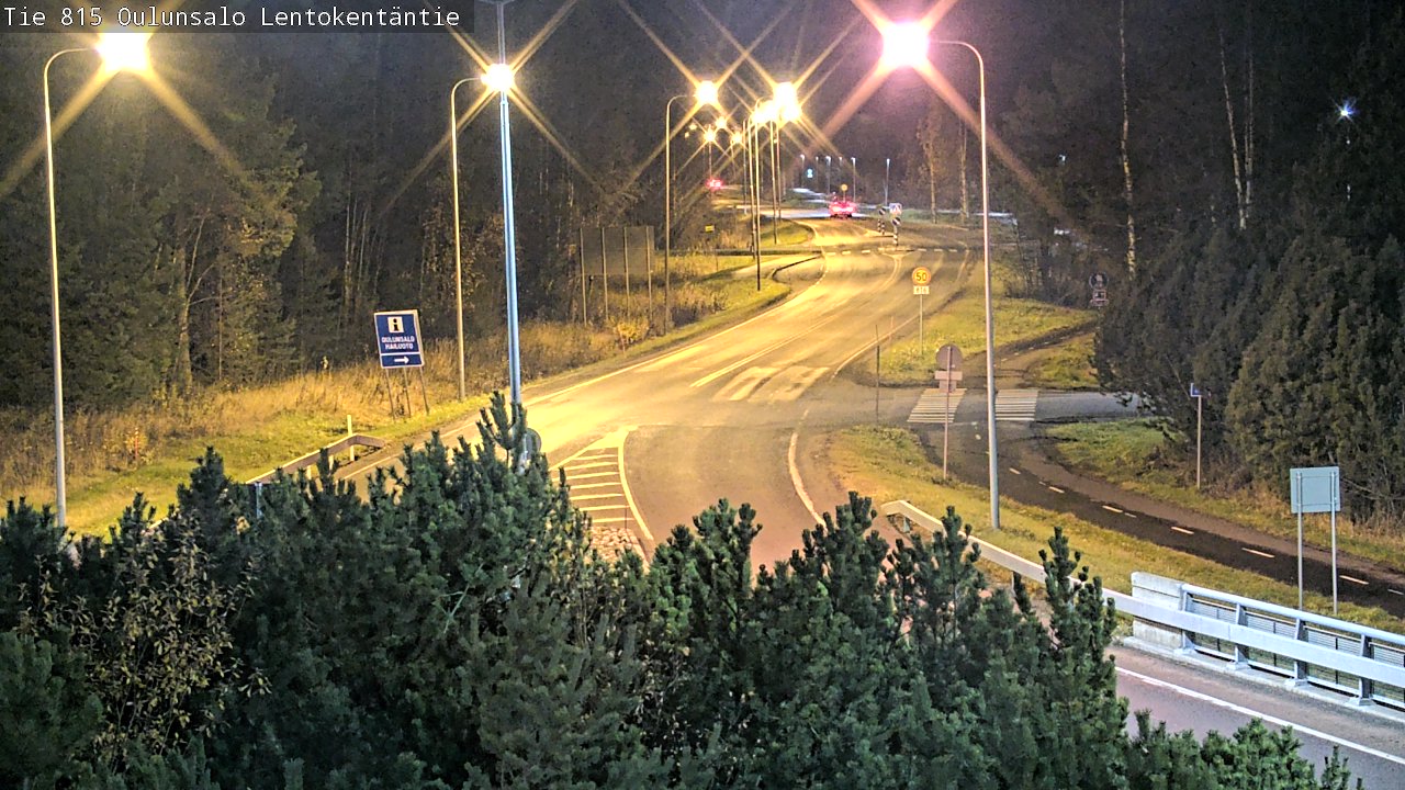 Kelikamerat Kuva Tie 816 Oulunsalo, Lentokentäntie, Oulu, Pohjois-Pohjanmaa