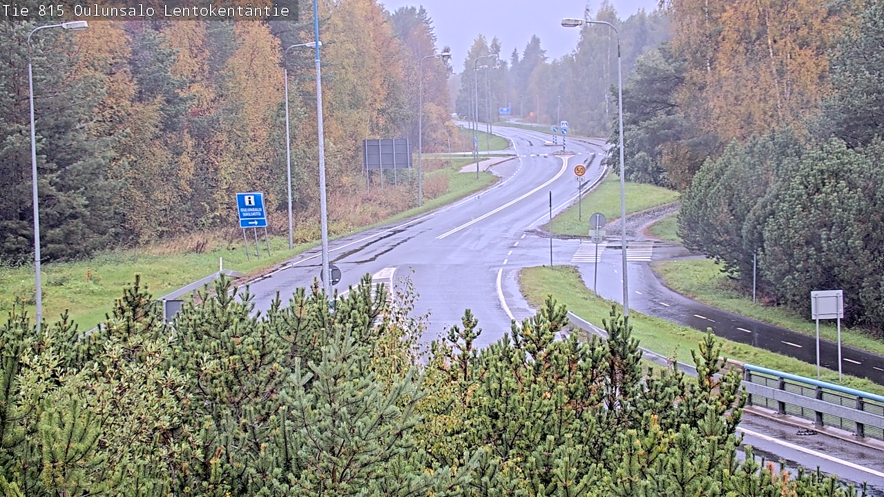 Weather Camera Image Road 816 Oulunsalo, Lentokentäntie, Oulu, Pohjois-Pohjanmaa