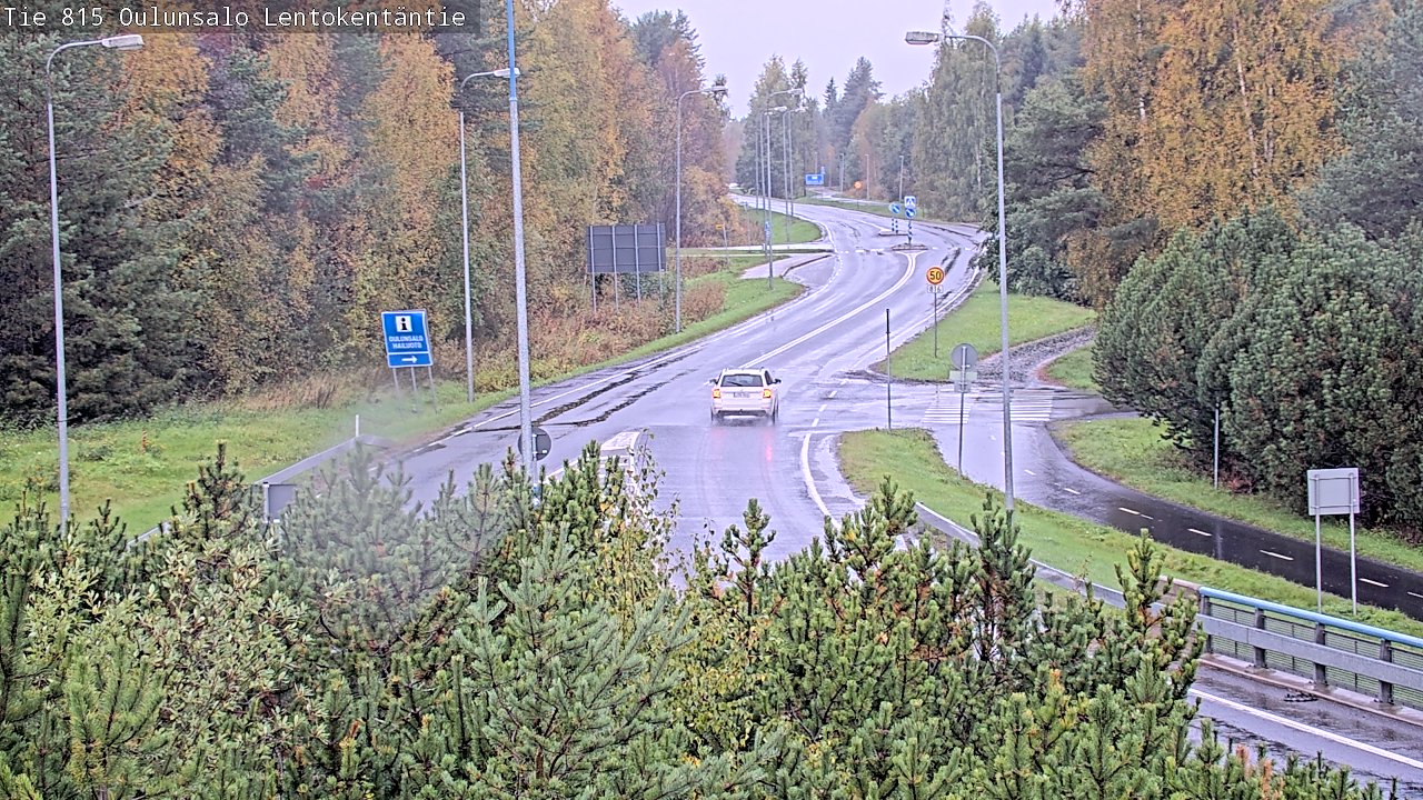 Kelikamerat Kuva Tie 816 Oulunsalo, Lentokentäntie, Oulu, Pohjois-Pohjanmaa