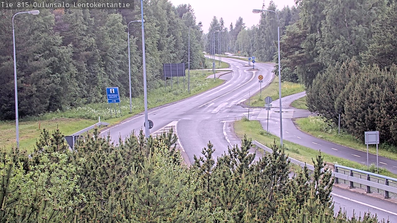 Kelikamerat Kuva Tie 816 Oulunsalo, Lentokentäntie, Oulu, Pohjois-Pohjanmaa