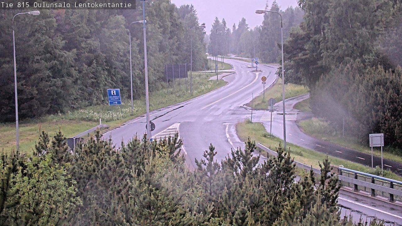 Kelikamerat Kuva Tie 816 Oulunsalo, Lentokentäntie, Oulu, Pohjois-Pohjanmaa