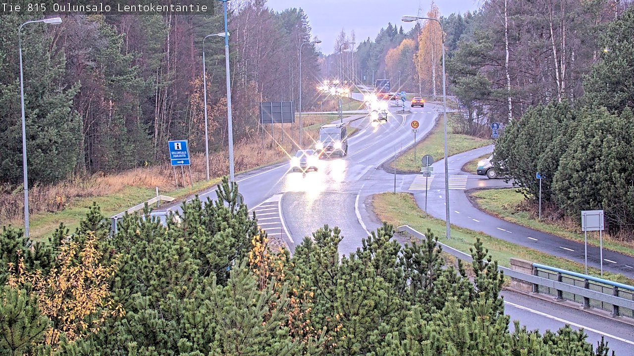 Kelikamerat Kuva Tie 816 Oulunsalo, Lentokentäntie, Oulu, Pohjois-Pohjanmaa