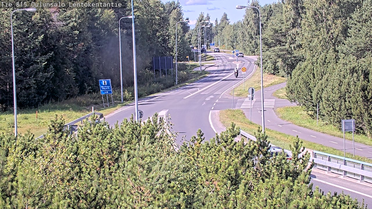 Kelikamerat Kuva Tie 816 Oulunsalo, Lentokentäntie, Oulu, Pohjois-Pohjanmaa