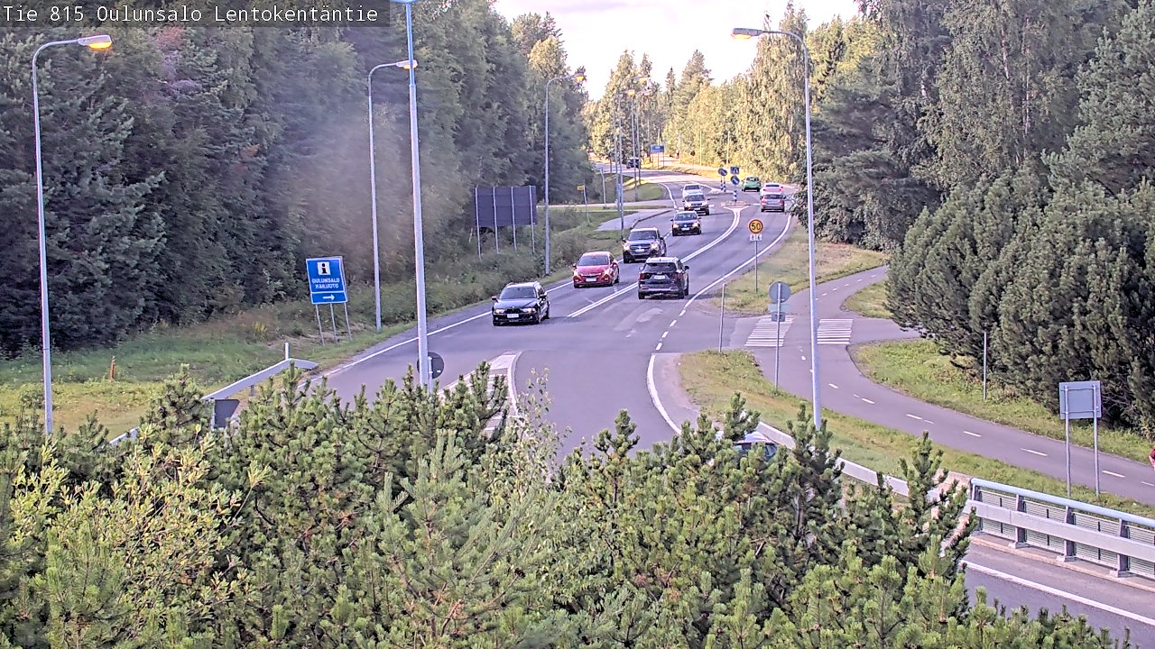 Kelikamerat Kuva Tie 816 Oulunsalo, Lentokentäntie, Oulu, Pohjois-Pohjanmaa