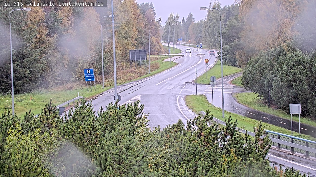 Weather Camera Image Road 816 Oulunsalo, Lentokentäntie, Oulu, Pohjois-Pohjanmaa