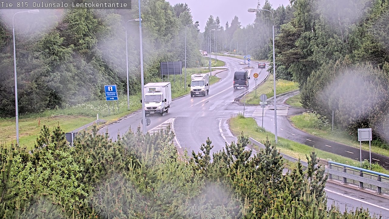 Kelikamerat Kuva Tie 816 Oulunsalo, Lentokentäntie, Oulu, Pohjois-Pohjanmaa