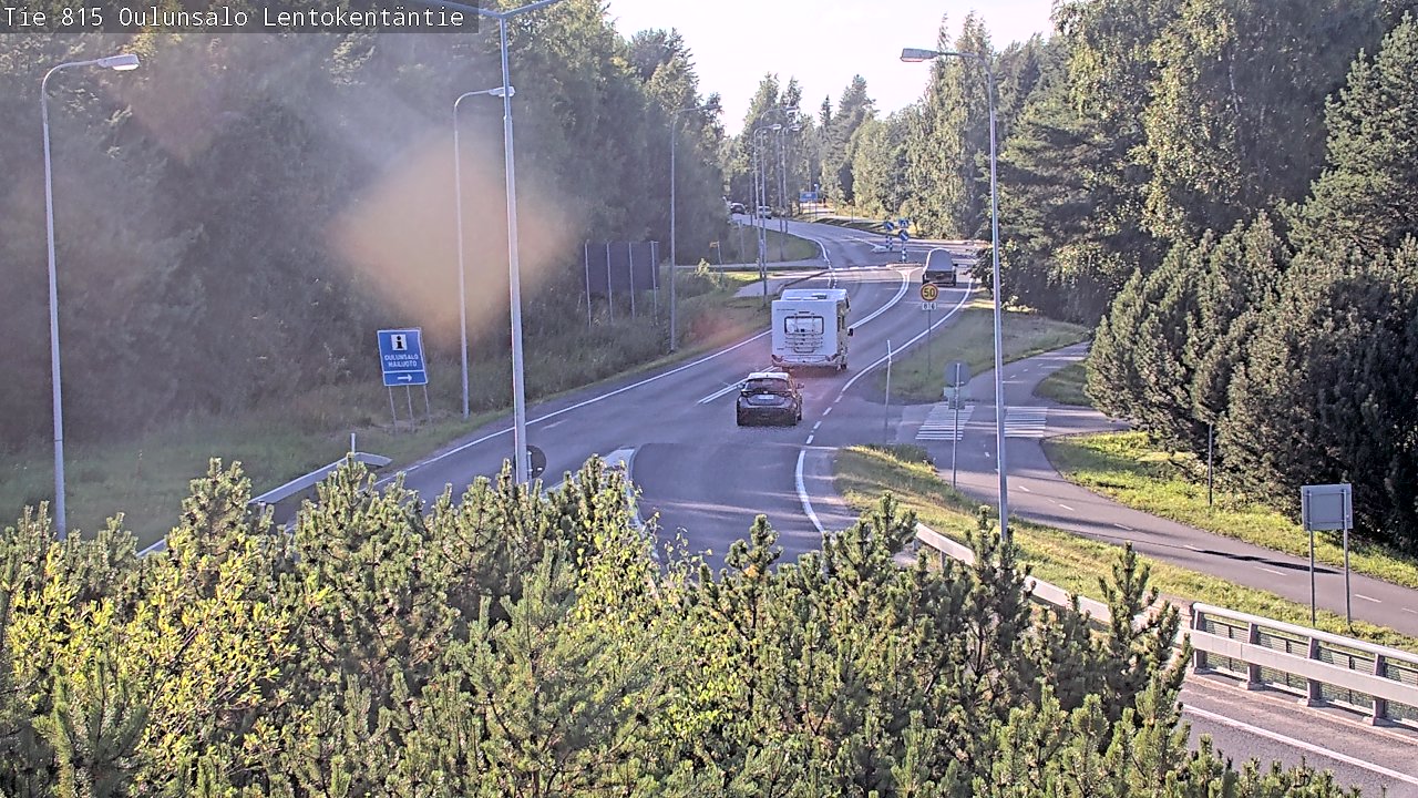 Kelikamerat Kuva Tie 816 Oulunsalo, Lentokentäntie, Oulu, Pohjois-Pohjanmaa