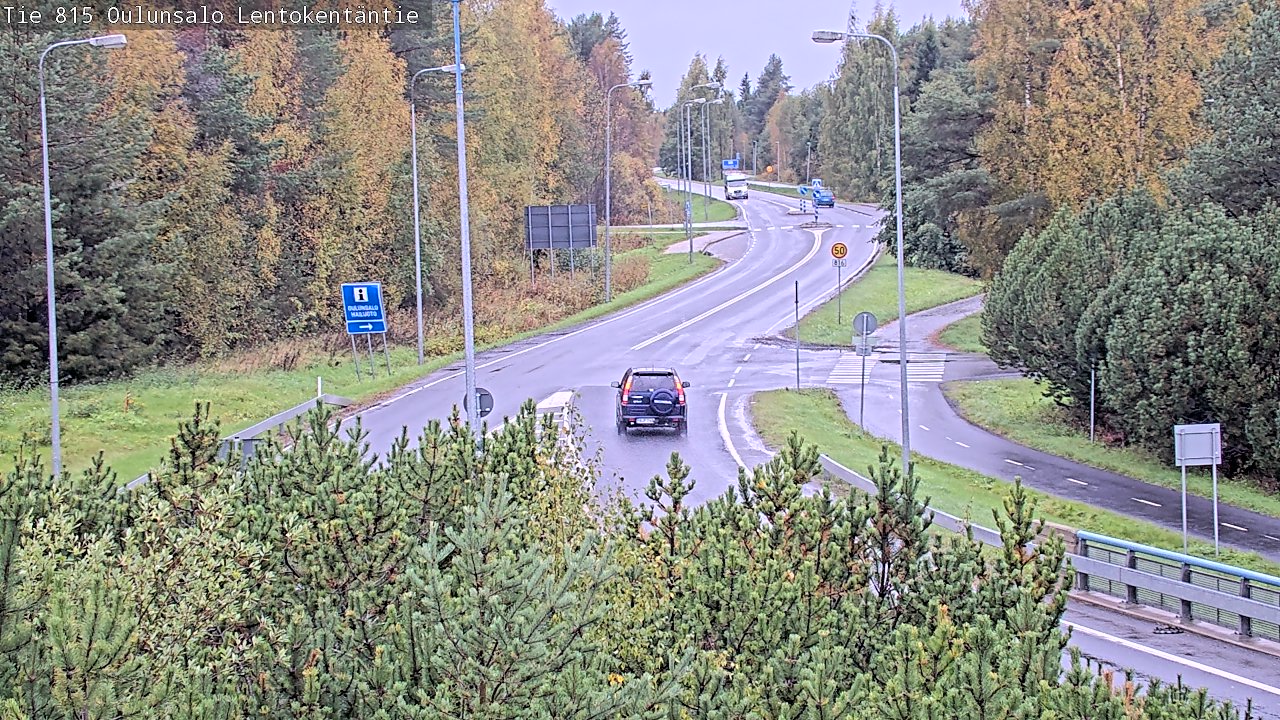 Kelikamerat Kuva Tie 816 Oulunsalo, Lentokentäntie, Oulu, Pohjois-Pohjanmaa