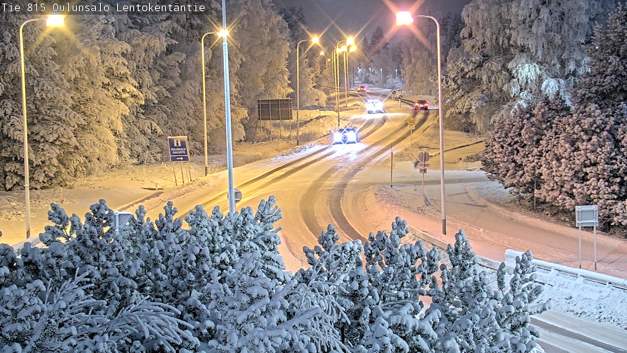 Kelikamerat Kuva Tie 816 Oulunsalo, Lentokentäntie, Oulu, Pohjois-Pohjanmaa