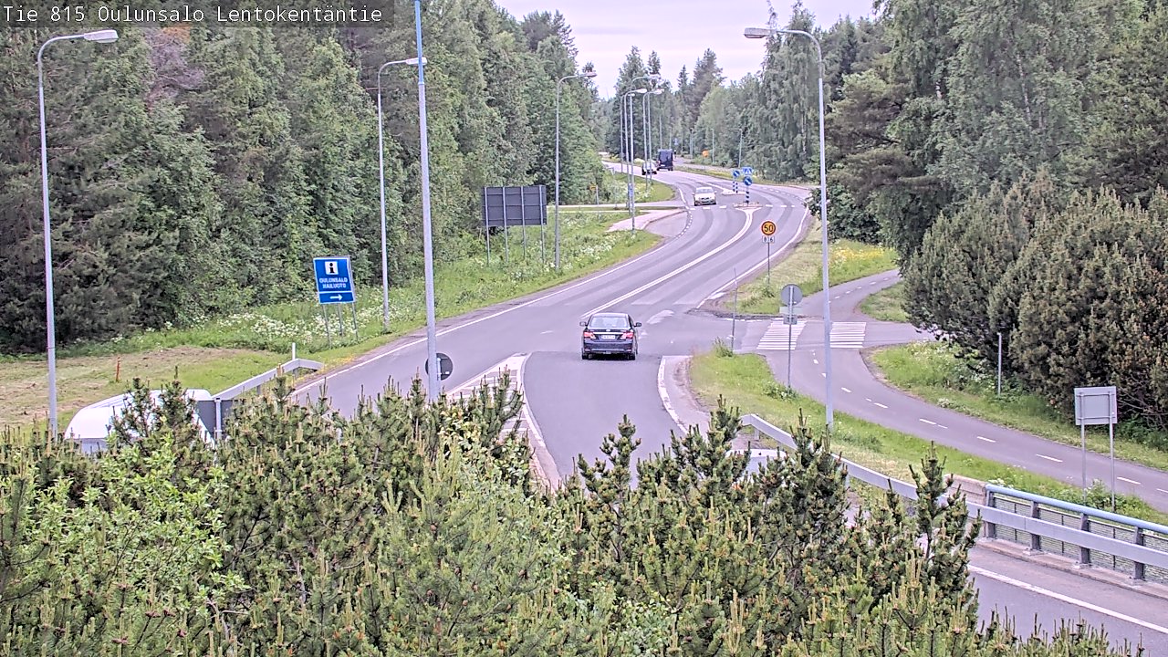 Kelikamerat Kuva Tie 816 Oulunsalo, Lentokentäntie, Oulu, Pohjois-Pohjanmaa