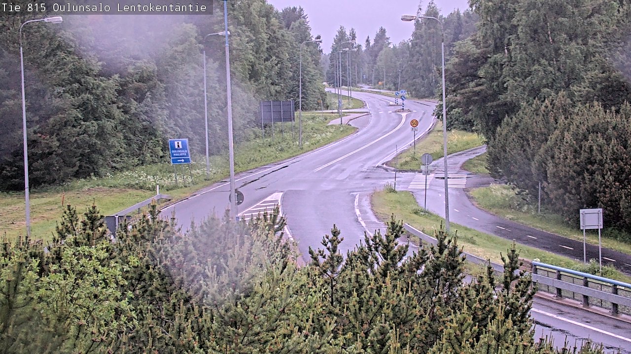 Kelikamerat Kuva Tie 816 Oulunsalo, Lentokentäntie, Oulu, Pohjois-Pohjanmaa