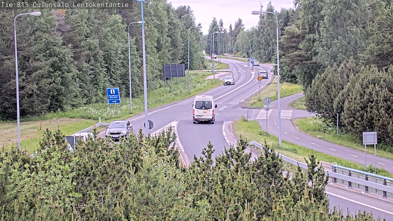 Kelikamerat Kuva Tie 816 Oulunsalo, Lentokentäntie, Oulu, Pohjois-Pohjanmaa
