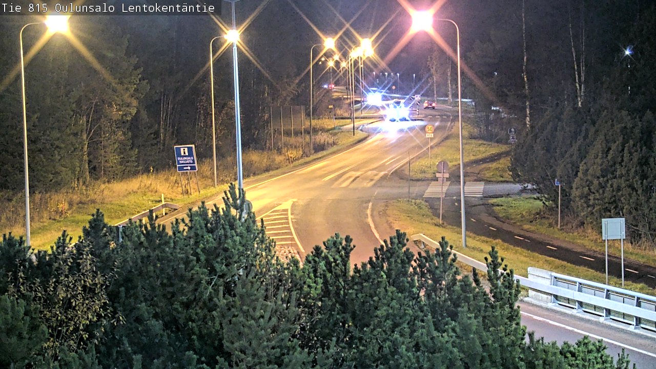 Kelikamerat Kuva Tie 816 Oulunsalo, Lentokentäntie, Oulu, Pohjois-Pohjanmaa