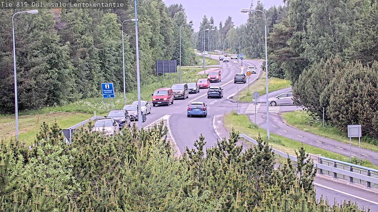 Kelikamerat Kuva Tie 816 Oulunsalo, Lentokentäntie, Oulu, Pohjois-Pohjanmaa