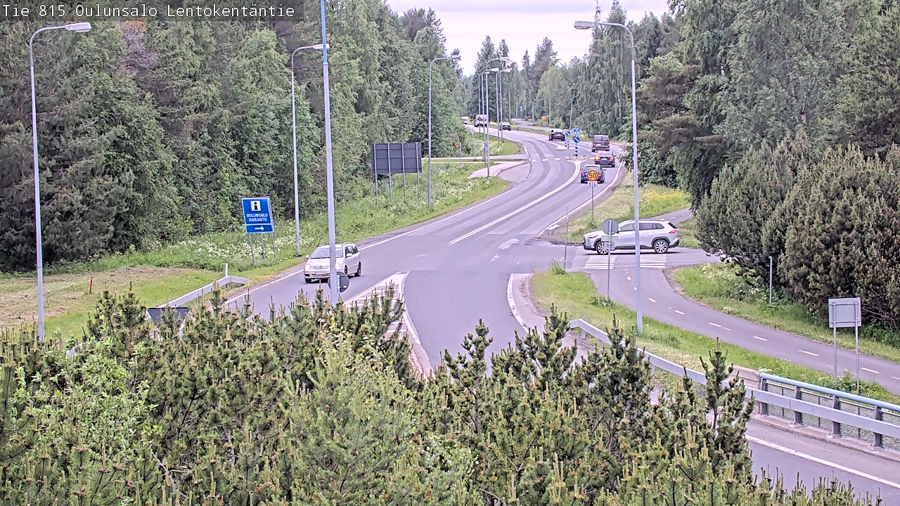 Kelikamerat Kuva Tie 816 Oulunsalo, Lentokentäntie, Oulu, Pohjois-Pohjanmaa