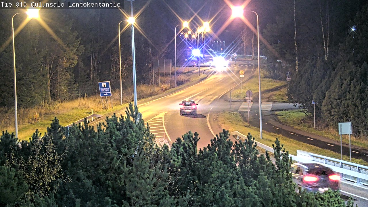 Kelikamerat Kuva Tie 816 Oulunsalo, Lentokentäntie, Oulu, Pohjois-Pohjanmaa