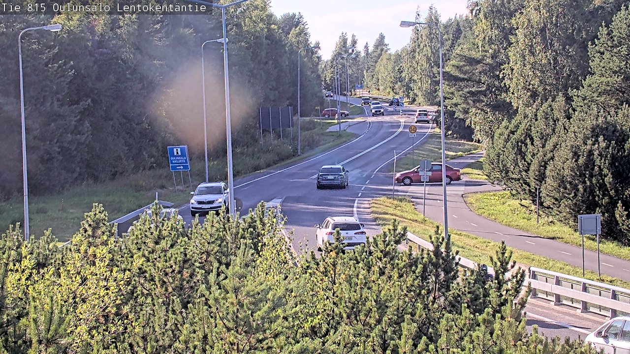 Kelikamerat Kuva Tie 816 Oulunsalo, Lentokentäntie, Oulu, Pohjois-Pohjanmaa