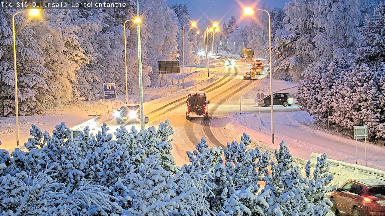 Kelikamerat Kuva Tie 816 Oulunsalo, Lentokentäntie, Oulu, Pohjois-Pohjanmaa