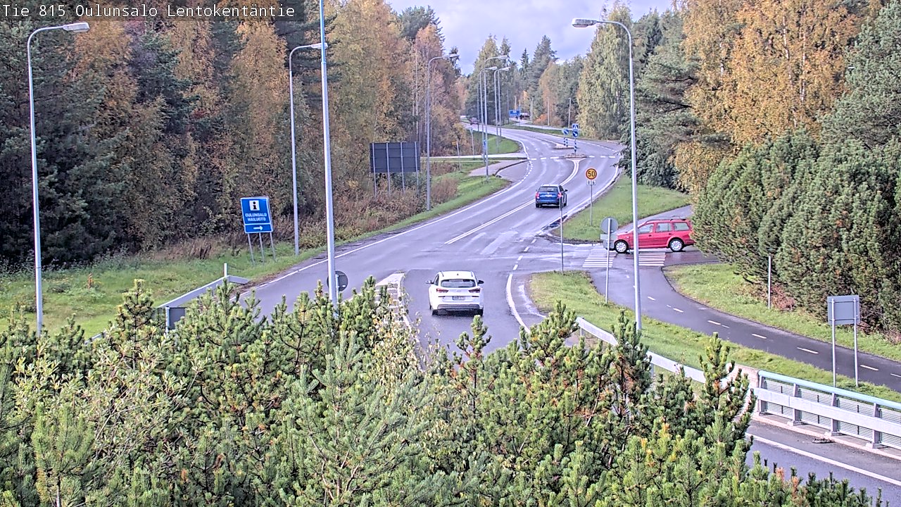 Kelikamerat Kuva Tie 816 Oulunsalo, Lentokentäntie, Oulu, Pohjois-Pohjanmaa