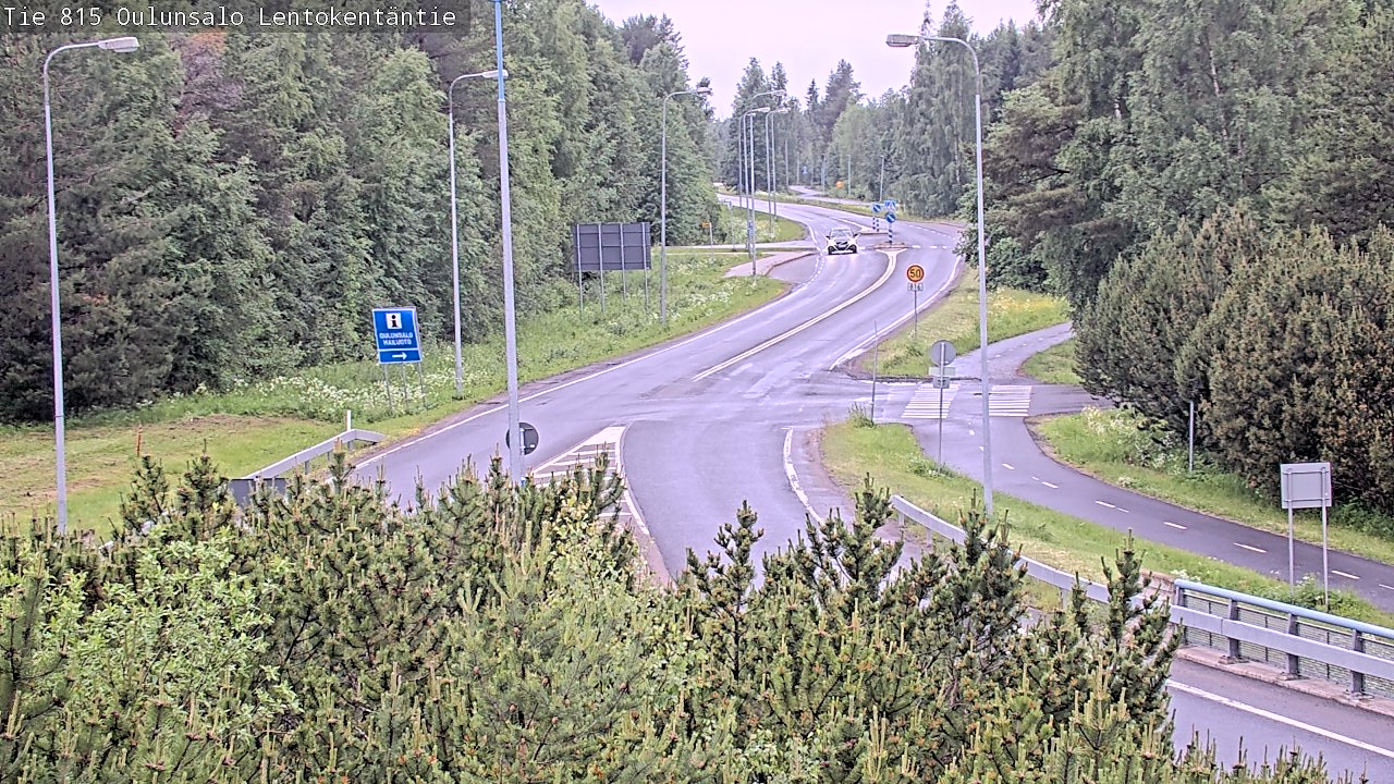 Kelikamerat Kuva Tie 816 Oulunsalo, Lentokentäntie, Oulu, Pohjois-Pohjanmaa