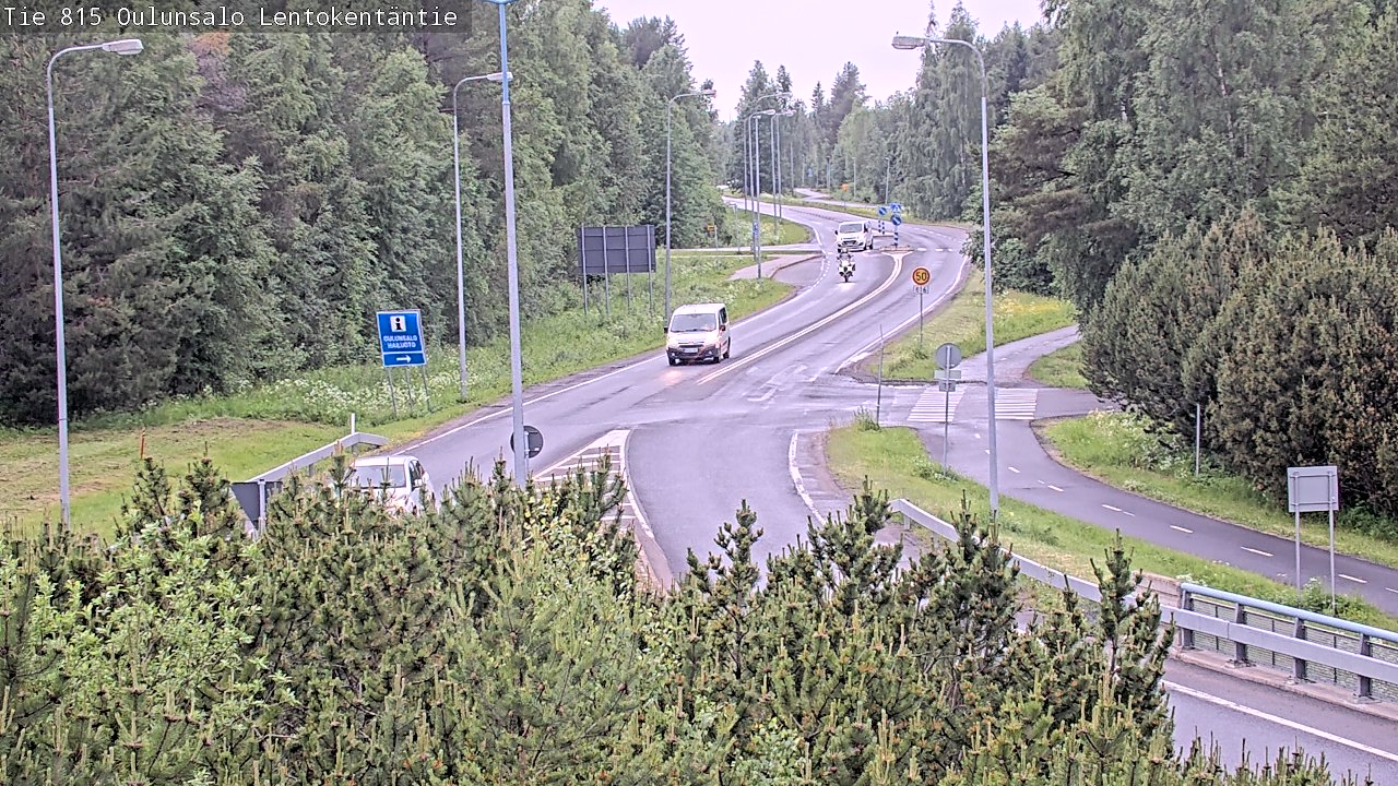 Kelikamerat Kuva Tie 816 Oulunsalo, Lentokentäntie, Oulu, Pohjois-Pohjanmaa