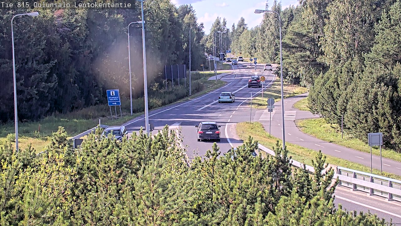 Kelikamerat Kuva Tie 816 Oulunsalo, Lentokentäntie, Oulu, Pohjois-Pohjanmaa