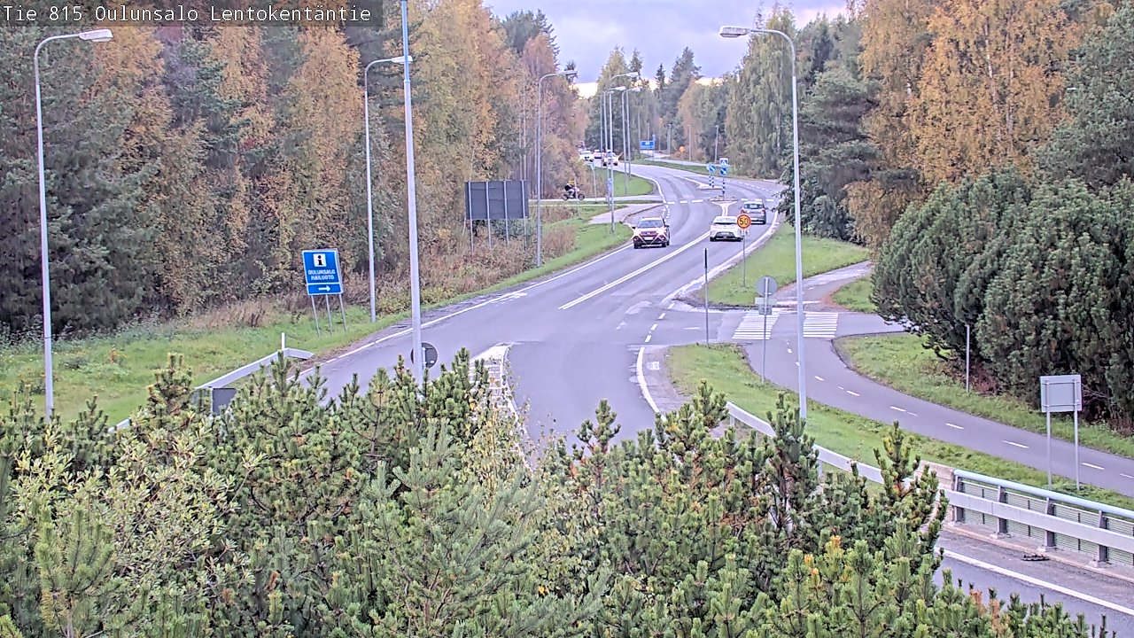 Kelikamerat Kuva Tie 816 Oulunsalo, Lentokentäntie, Oulu, Pohjois-Pohjanmaa