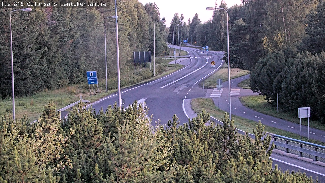 Kelikamerat Kuva Tie 816 Oulunsalo, Lentokentäntie, Oulu, Pohjois-Pohjanmaa