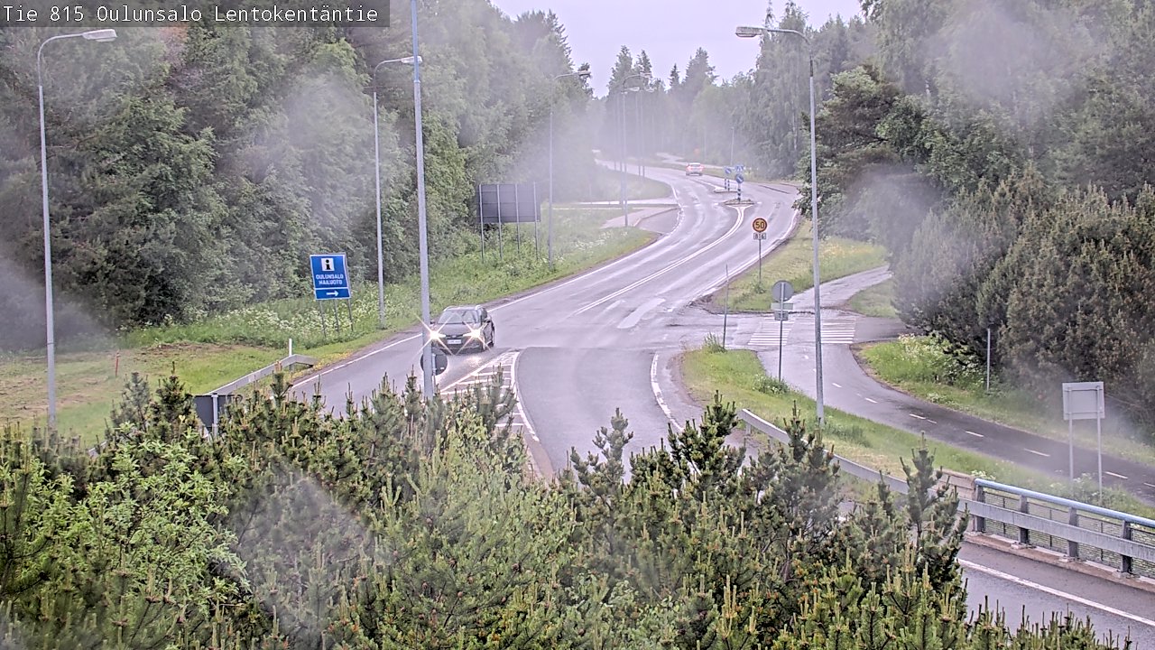 Kelikamerat Kuva Tie 816 Oulunsalo, Lentokentäntie, Oulu, Pohjois-Pohjanmaa