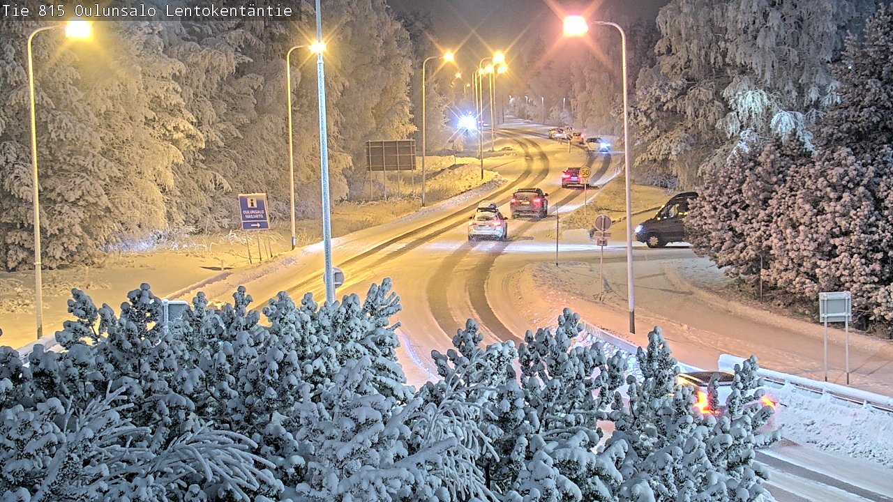 Kelikamerat Kuva Tie 816 Oulunsalo, Lentokentäntie, Oulu, Pohjois-Pohjanmaa