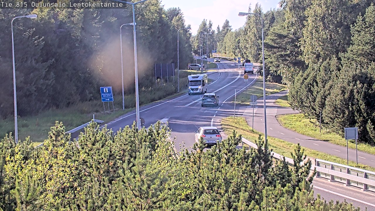 Kelikamerat Kuva Tie 816 Oulunsalo, Lentokentäntie, Oulu, Pohjois-Pohjanmaa