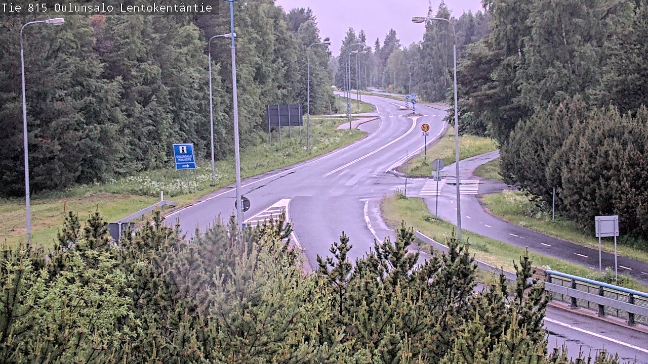 Kelikamerat Kuva Tie 816 Oulunsalo, Lentokentäntie, Oulu, Pohjois-Pohjanmaa