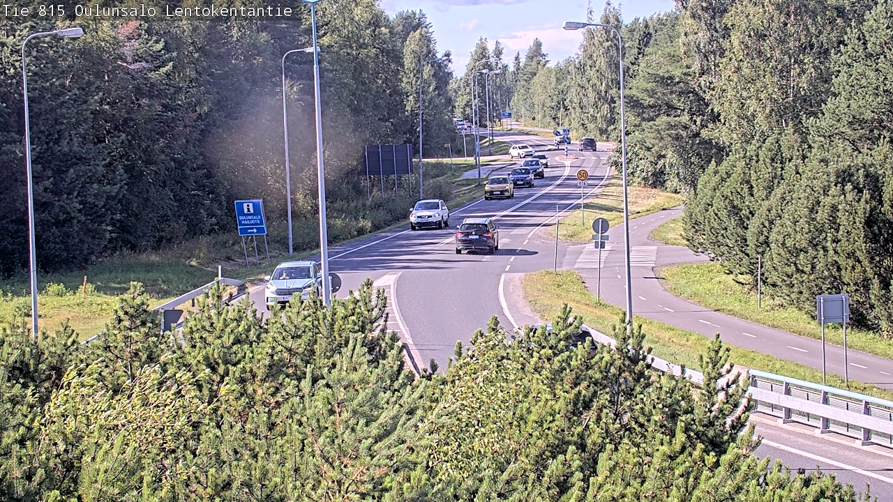 Kelikamerat Kuva Tie 816 Oulunsalo, Lentokentäntie, Oulu, Pohjois-Pohjanmaa