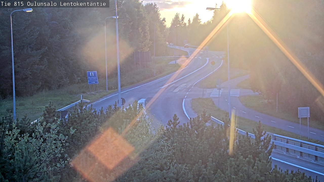 Kelikamerat Kuva Tie 816 Oulunsalo, Lentokentäntie, Oulu, Pohjois-Pohjanmaa