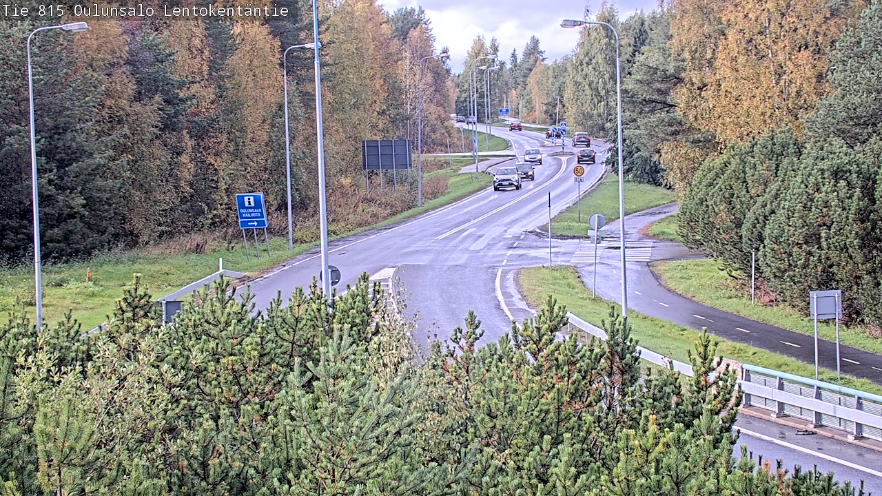 Kelikamerat Kuva Tie 816 Oulunsalo, Lentokentäntie, Oulu, Pohjois-Pohjanmaa