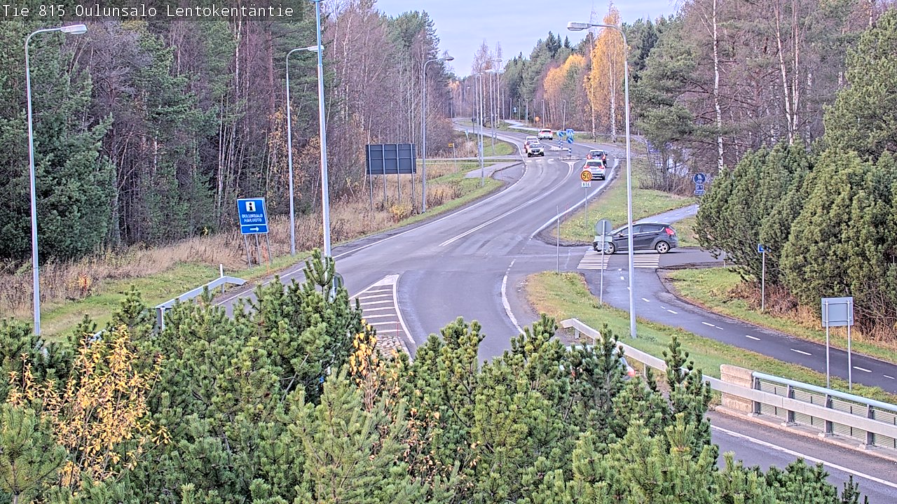 Kelikamerat Kuva Tie 816 Oulunsalo, Lentokentäntie, Oulu, Pohjois-Pohjanmaa