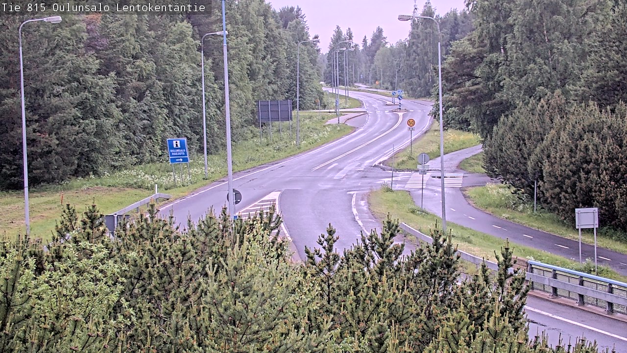 Kelikamerat Kuva Tie 816 Oulunsalo, Lentokentäntie, Oulu, Pohjois-Pohjanmaa