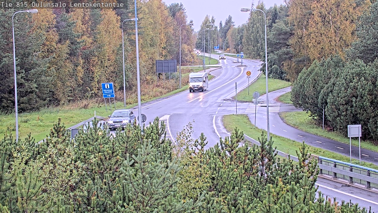 Kelikamerat Kuva Tie 816 Oulunsalo, Lentokentäntie, Oulu, Pohjois-Pohjanmaa