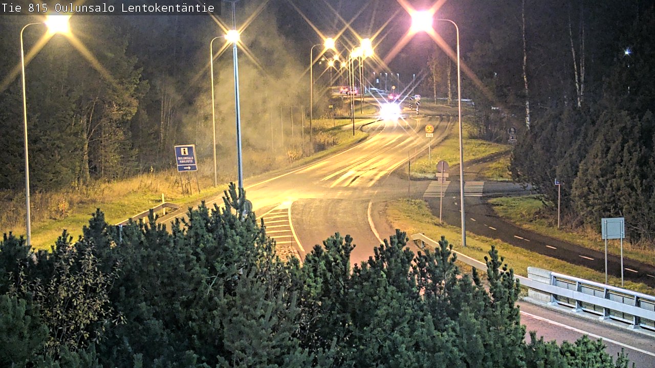 Kelikamerat Kuva Tie 816 Oulunsalo, Lentokentäntie, Oulu, Pohjois-Pohjanmaa