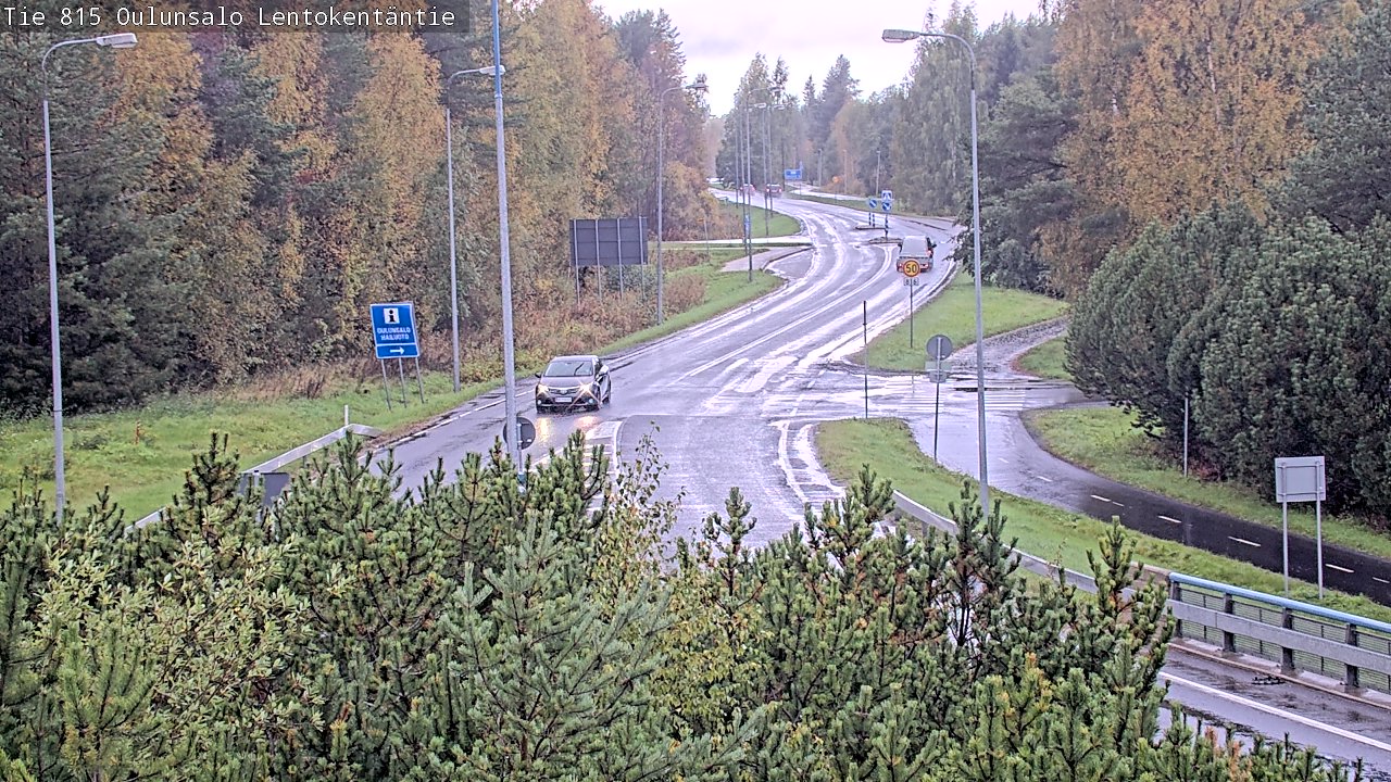 Kelikamerat Kuva Tie 816 Oulunsalo, Lentokentäntie, Oulu, Pohjois-Pohjanmaa