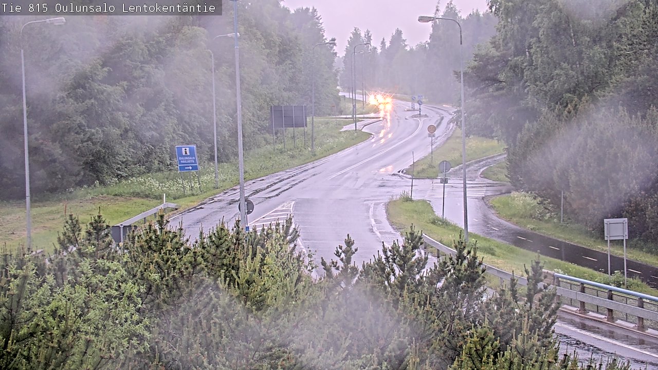 Kelikamerat Kuva Tie 816 Oulunsalo, Lentokentäntie, Oulu, Pohjois-Pohjanmaa