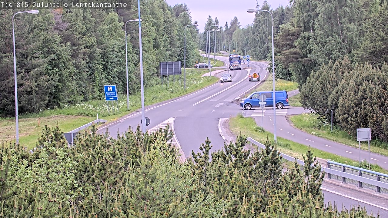 Kelikamerat Kuva Tie 816 Oulunsalo, Lentokentäntie, Oulu, Pohjois-Pohjanmaa