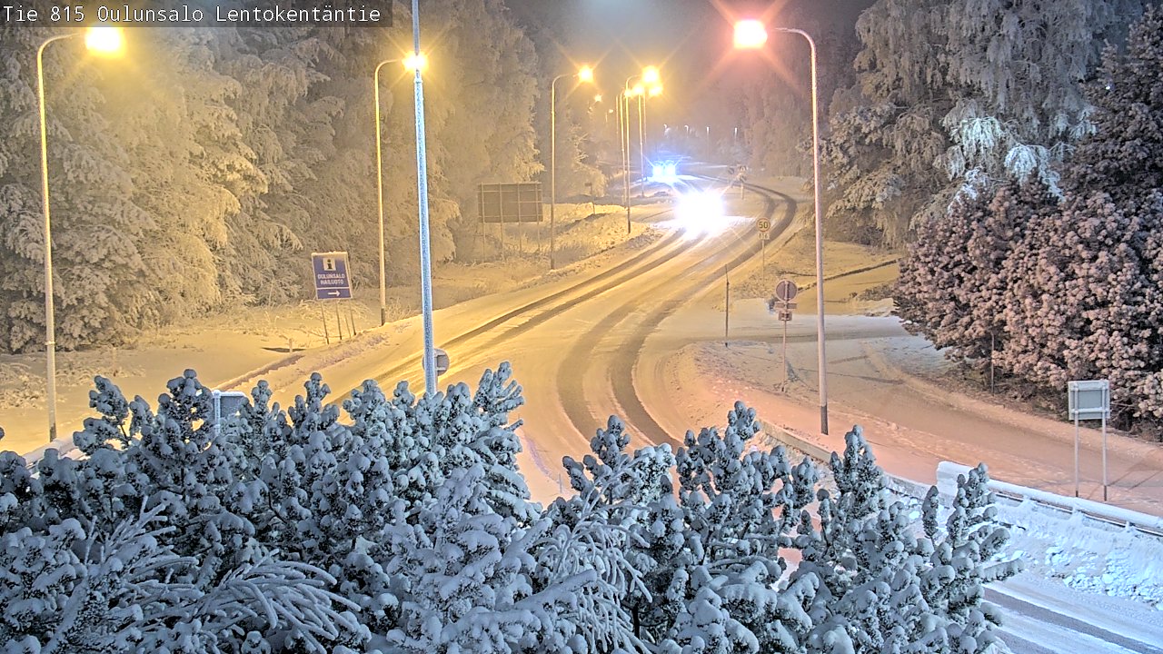 Kelikamerat Kuva Tie 816 Oulunsalo, Lentokentäntie, Oulu, Pohjois-Pohjanmaa